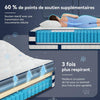Matelas 120x200, 26 cm Hybride à Ressorts Ensachés et Mémoire de Forme Soutien Mi-Ferme, Confort Rafraîchissant, Isolation des Mouvements, Tissu 3D Respirant, Bords Renforcés, Matelas en Boîte