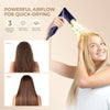 Air Brush Styler 5en1 Brosse Soufflante Chauffante Brushing Sèche-Cheveux Ionique Boucleur a Cheveux à Air Brosse à Lissante Embout de Sèche-cheveux Ensemble de Coiffure VIOLET