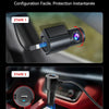 REDTIGER F11 Dashcam Voiture 4K, WiFi & Contrôle via App, Vision Nocturne, WDR, Mini Caméra Embarquée Discrète, Enregistrement en Boucle & Mode Stationnement 24H, Plug & Play, Sans Carte SD, Max 256Go