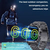 Montre Connectée Homme 2.01'' HD Smartwatch Militaire avec Appels Bluetooth Torche LED 650mAh 150+ Mode Sportifs Surveiller Cardio Podometre Sommeil, Fitness Tracker pour iOS Android
