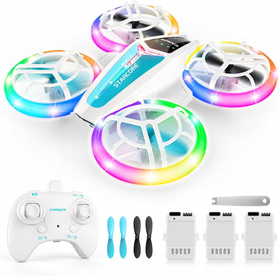 Drone avec double module lumineux (Bleu et Blanc Nebuleux)