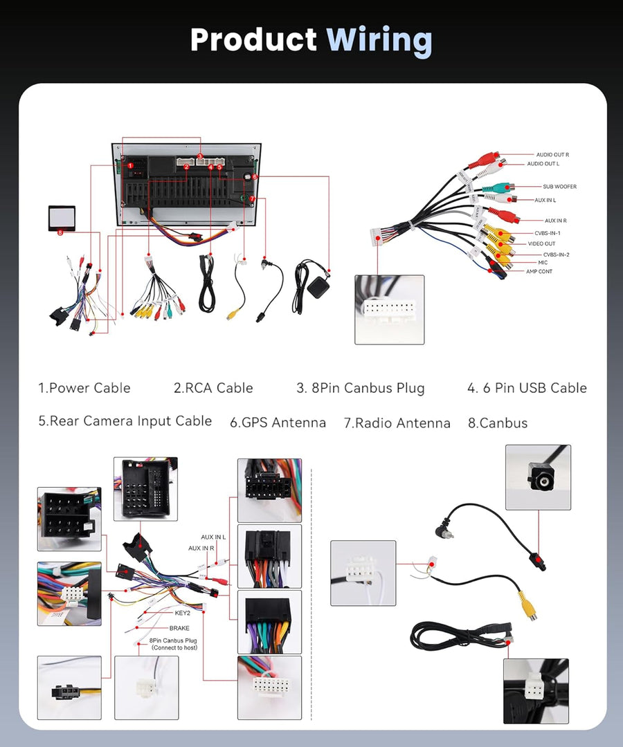 Autoradio 4G+64G Android 15 pour Opel Corsa C/D Zafira B Astra H Meriva Vivaro Signum Combo, 7'' IPS Écran Tactile avec Carplay Android Auto GPS Wi-FI USB/Type-C Bluetooth FM RDS Caméra