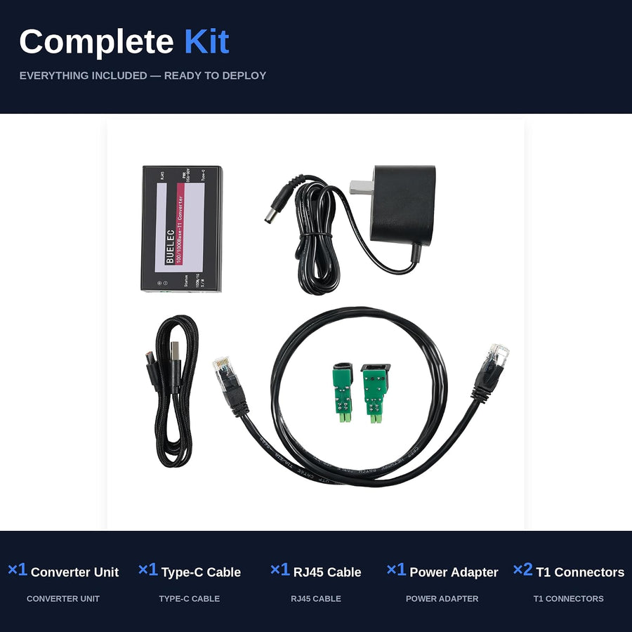 Convertisseur de média Ethernet automobile 100/1000Base-T1-TX-E – Adaptateur T1 vers RJ45 1 Gbit/s, Marvell 88Q2112 + RTL8211FI, bornier + adaptateurs TE MATEnet/HMTD, alimentation Type-C/DC
