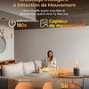Chauffage d'appoint, 2000W PTC Chauffage Electrique, Télécommande, 3 Modes, Protection Surchauffe & Basculement, Minuterie 12H, 70°Oscillation, Radiateur Soufflant