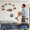 Drone Avion RC Rouge en Mousse pour Enfants, flottement Auto, lumières LED Flips 3D, 2 piles incluses, quadricoptère léger sécurisé, maniable pour garçons, filles et pilotes débutants