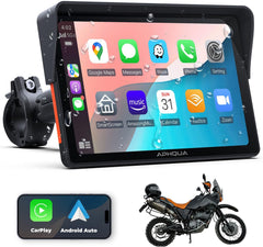 Écran CarPlay sans Fil pour Moto actile Étanche De 7