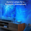 Projecteur de ciel étoilé à LED avec effet aurore - Lampe lumière polaire pour enfants et adultes - Veilleuse à vagues d'eau avec intensité variable en continu - Projecteur étoile de mer