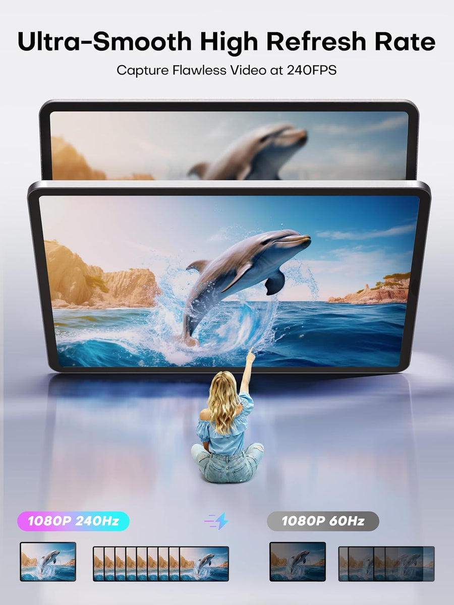 Carte de Capture vidéo, USB 3.0 Carte de Capture 4K HDMI Loop-Out, 4K 60FPS/1080P 240FPS Capture de Jeu vidéo pour Fonctionne pour PS5/caméra/PC/streaming