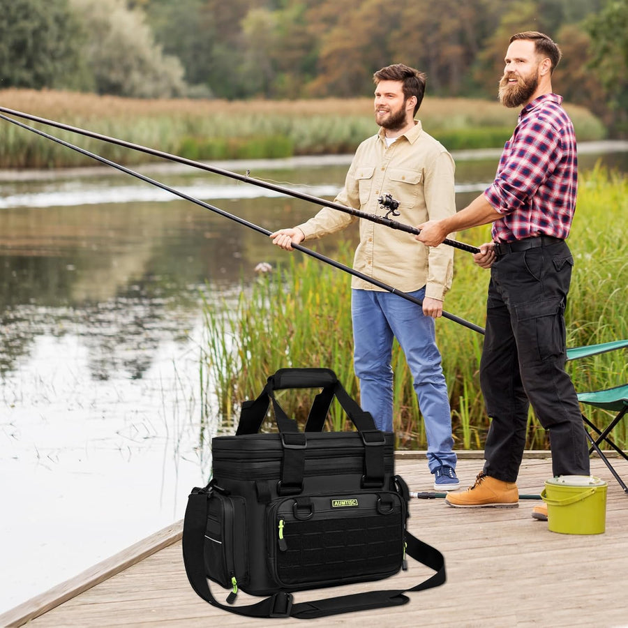 Sac de pêche extensible Sac de pêche étanche Grande capacité, Sacs à main Boîte de pêche Accessoires de pêche