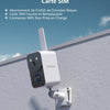 Caméra de Surveillance 4G LTE avec Carte SIM 10000mAh Batterie – Portable sans Fil Extérieur Intérieur Vision Nocturne en Couleur Projecteur Sirène APP Instantanées Alertes Étanche【sans WiFi】