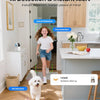 Caméra Surveillance 4K 8MP WiFi Intérieure, 2,4G/5GHz 360° IP Caméra Bébé, Détection de Personne/Animaux/Pleurs, Audio Bidirectionnel, Vision Nocturne, avec Carte Mémoire 64Go