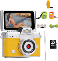 Porte-clés mini appareil photo - Appareil photo numérique, selfie double mode portable, écran haute définition de 0,96 pouces, appareil photo porte-clés de durée 2H