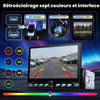Ecran Carplay sans Fil Autoradio 1Din avec Android Auto, Écran Tactile 7 Pouces Poste Radio Voiture 1 Din Bluetooth, Lien Miroir, FM Type-C/USB/AUX, MP5 Lecteur Vidéo en Ligne avec Caméra Recul