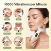 Masseur Visage EMS 7 Couleurs LED, Chaleur 45°C, 6 Modes 4 Intensités, Électrique pour Cou Visage Yeux, Rechargeable USB-C