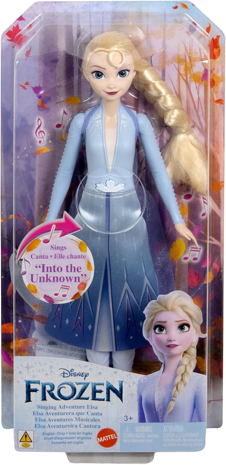 Mattel Disney La Reine des Neiges 2 Elsa "Dans Un Autre Monde" Poupée Chantante Habillée Tenue Emblématique