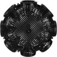 Piège à Poisson Cage Anguille Pêche en Plastique Nasse Panier Respirant à 8 Trous pour Écrevisses, Crabes et Petits Poissons en Rivière, Appât Stable Facile à Transporter