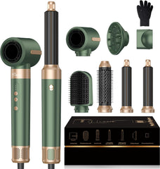 Seche Cheveux 6en1 Airstyler Sèche Cheveux, Brosse Chauffante, Boucleur, Lisseur, Coiffage thermique