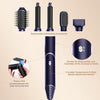 Air Brush Styler 5en1 Brosse Soufflante Chauffante Brushing Sèche-Cheveux Ionique Boucleur a Cheveux à Air Brosse à Lissante Embout de Sèche-cheveux Ensemble de Coiffure VIOLET