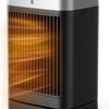 Chauffage d'appoint, 2000W PTC Chauffage Electrique, Télécommande, 3 Modes, Protection Surchauffe & Basculement, Minuterie 12H, 70°Oscillation, Radiateur Soufflant
