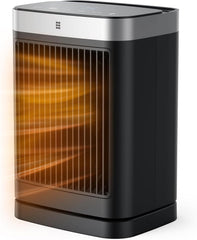 Chauffage d'appoint, 2000W PTC Chauffage Electrique, Télécommande, 3 Modes, Protection Surchauffe & Basculement, Minuterie 12H, 70°Oscillation, Radiateur Soufflant