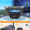 Camera de Recul sans Fil Solar avec Moniteur 7.2" 1080P HD: 1 Min Installation Rapide, avec Sac de Rangement, IP69K Imperméable