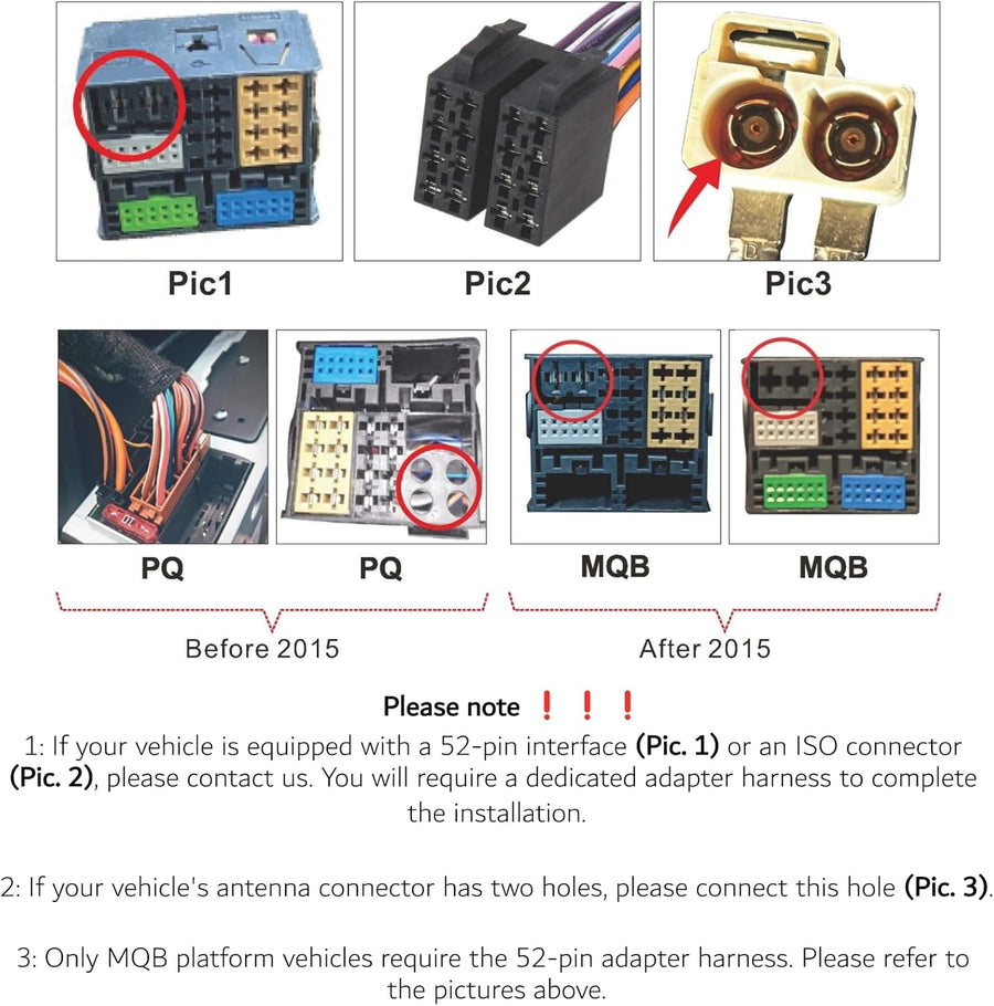 Autoradio Linux pour VW Golf 5 6/Polo,Radio VW avec CarPlay & Android Auto sans Fil Intégrés,Écran 7" pour VW Compatible Commandes au Volant d'origine,AM/FM/RDS,Bluetooth,DSP