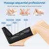 Bottes Pressothérapie, Circulation Sanguine Soulage la Douleur Pressothérapie pour mollets pieds jambes, réduisant les gonflements, 3 intensités et 2 sangles d'extension
