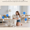 Caméra Surveillance 4K 8MP WiFi Intérieure, 2,4G/5GHz 360° IP Caméra Bébé, Détection de Personne/Animaux/Pleurs, Audio Bidirectionnel, Vision Nocturne, avec Carte Mémoire 64Go