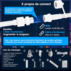 Éclairage Extérieur Permanent 30M Light RGBCW (2700K-6500K) Guirlande Lumineuse Intelligente pour les Fêtes de Jardin de Décoration de Noël et l'éclairage Quotidien IP67 Blanc