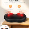 Coussin Masseur Shiatsu Chauffant Electrique 3 Vitesses Soulage Douleur Cervicale Cou Nuque Pieds