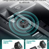 Mini Pico, Mini Cube Adaptateur CarPlay Sans Fil & Android Auto Plug & Play, WiFi 6, Bluetooth 5.4, Connexion Auto 5–8 s, Changement entre 2 Téléphones en un Clic