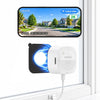 HomiQ Caméra de Surveillance 3MP 2K, Vision Nocturne Couleur, sans Perçage Magnétique Camera Interieur Fenêtre Wi-Fi, Antireflet, Enregistrement 24/7, Détection Mouvement, Idéale pour Locations