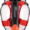 CRESSI Kiddy Kids Full Face Mask Black/Clear/Red - Masque Intégral - CO2 Sûre - Spécialement Conçu pour Les Enfants, Anti buée, Valve de Purge et Tuba Dry