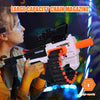 Pistolet Jouet Sniper Soft Bullet Gun - Blaster en Mousse avec Chargeur en Chaîne de 24 Darts, 40 Balles en Mousse et Lunette de Visée