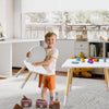 Ensemble Table et Chaises pour Enfants Garçons Filles, Table d'Activités en Bois, Idéal pour La Salle de Classe, Maison, Crèche Ou Jeux