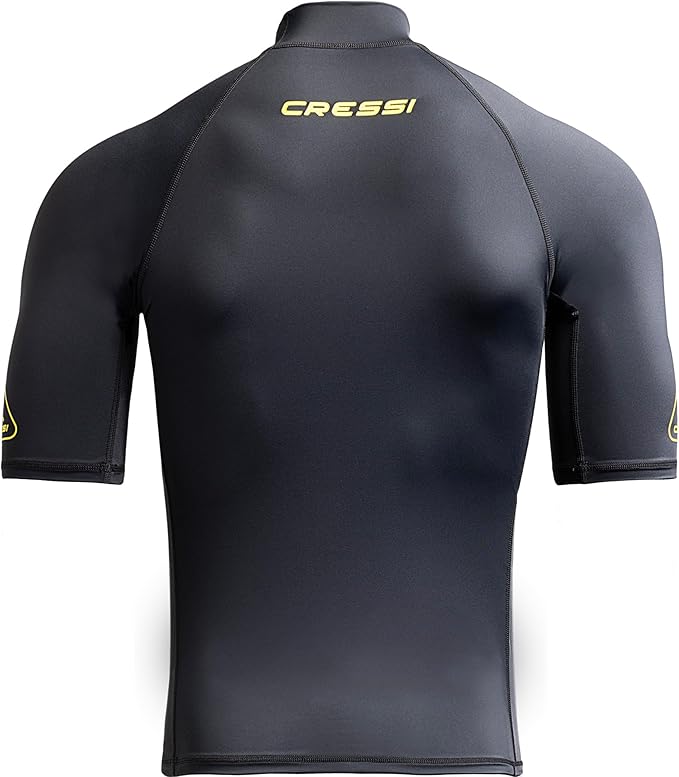 Cressi Sentinel Man Rash Guard Taille L Manches Courtes Protection Solaire UPF 50+ Séchage Rapide Natation Surf Plongée Pêche Plage Piscine et Sports Nautiques Homme