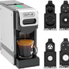 Machine à café à capsules, machine à café à capsules 4 en 1 pour Nes Original/D*G/A MODO MIO et café moulu, 7 niveaux de quantité d'eau