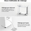 Déshumidificateur 12L/24H Idéal pour 18-24 m² (45-60 m³). Avec écran tactile, ventilation réglable, silencieux 42 dB, tuyau de vidange de 1 M