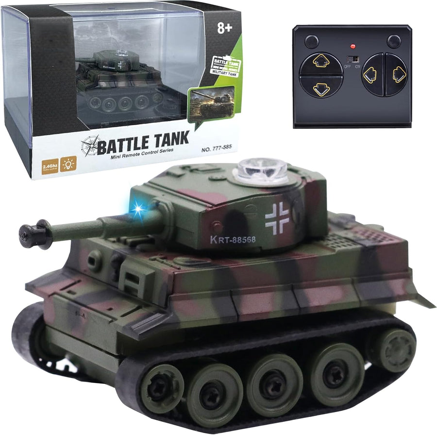 Véhicule militaire RC 2,4 GHz, mini voiture jouet électrique pour enfants à partir de 8 ans