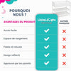Table à Langer Bébé avec Matelas et Sangle de Sécurité Meuble a Langer avec 2 Étagères Bords Surélevés sur 4 Côtés Nouveau-né jusqu'à 12 Mois