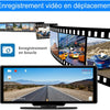 Carplay Voiture & Android Auto,10,26” Écran Carplay avec Dashcam Avant 4K, Caméra Arrière 1080P Inclus, Commande Vocale, BT/GPS/FM/AUX