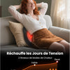 Masseur Dos et Cervicales avec Chaleur pour Soulagement Douleur, EZBack Go Massage Shiatsu 4D Tissus Profonds, Coussin Massant avec Poignée Bureau et Maison