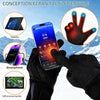 Gant Chauffants Taille L Rechargeables 7,4 V 22,2 Wh Gants chauffants, chauffage rapide, écran tactile pour la conduite, ski, camping et la randonnée