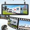 Camera de Recul sans Fil Solar avec Moniteur 7.2" 1080P HD: 1 Min Installation Rapide, avec Sac de Rangement, IP69K Imperméable