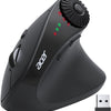 ACER Souris Ergonomique sans Fil avec Molette Défilement Latérale, Souris Verticale Bluetooth 4000 DPI (BT 5,2 + 2,4 GHz), Mouse Wireless, 8 Boutons, Récepteur USB pour iMac,PC