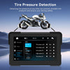 Écran Carplay Moto 7" sans Fil pour CarPlay et Android Auto avec Détection de la Pression des Pneus, IPX67 étanche, Double Bluetooth, Réglage Automatique de la Luminosité, GPS