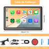 CarPlay Voiture, Portable CarPlay & Android Auto sans Fil, Stéréo de Voiture 7 Pouces Écran Tactile avec Navigation en Temps Réel, Assistant Vocal, FM, Mirror Link, Appels avec Mains Libres