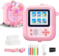 Appareil Photo Numérique IA, Appareil Photo Enfant, Écran IPS 2,4