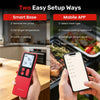 Thermomètre à Viande S Pro 2026 Sans Fil avec Wi-Fi & Bluetooth 5.4 6 Capteurs ±0,1°C Précision, Écran LED, Sonde ultra-fine IPX9 pour grill, sous-vide, fumoir et friteuse sans huile