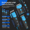 Ensemble de tondeuses à cheveux professionnelles pour homme, rasoir en aluminium, barbe, nez, oreille, kit de toilettage sans fil, tondeuse à cheveux électrique